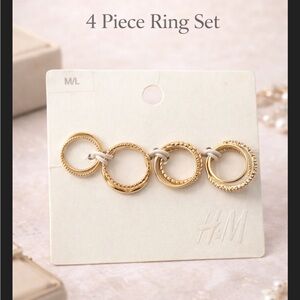 H&M Gold and Silver Ring Set
